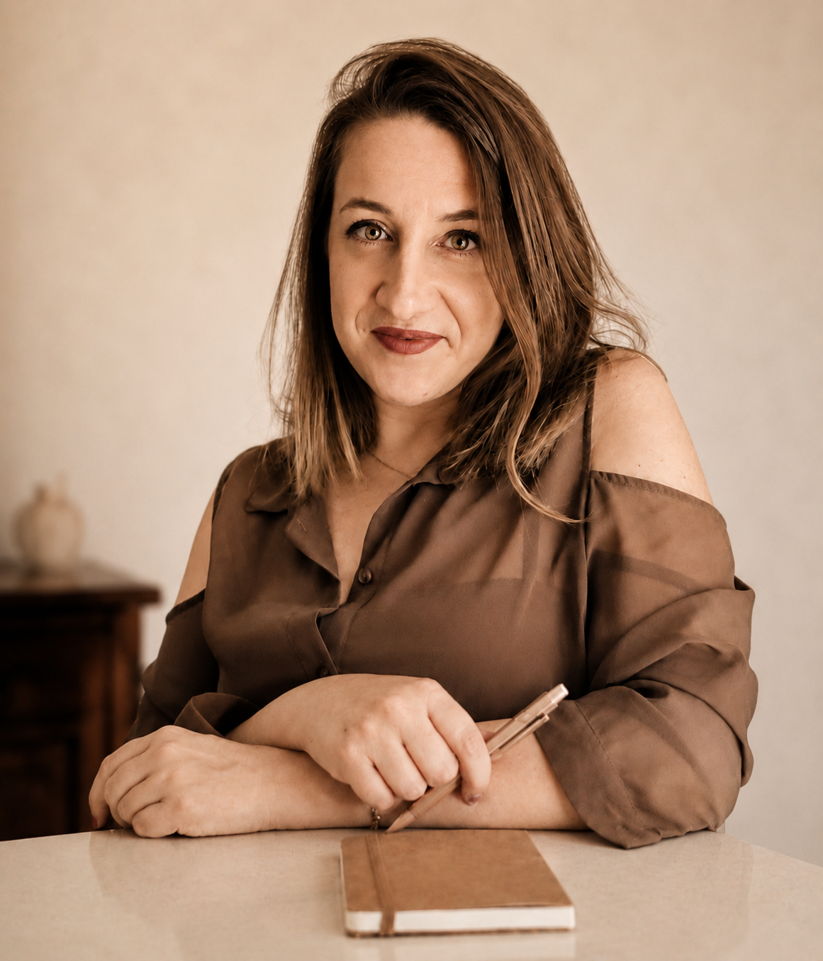 marion-viareggi-copywriter-stratege-contenu-a-propos.png Marion Viareggi, copywriter freelance et stratège de contenu, avec un carnet et un stylo
