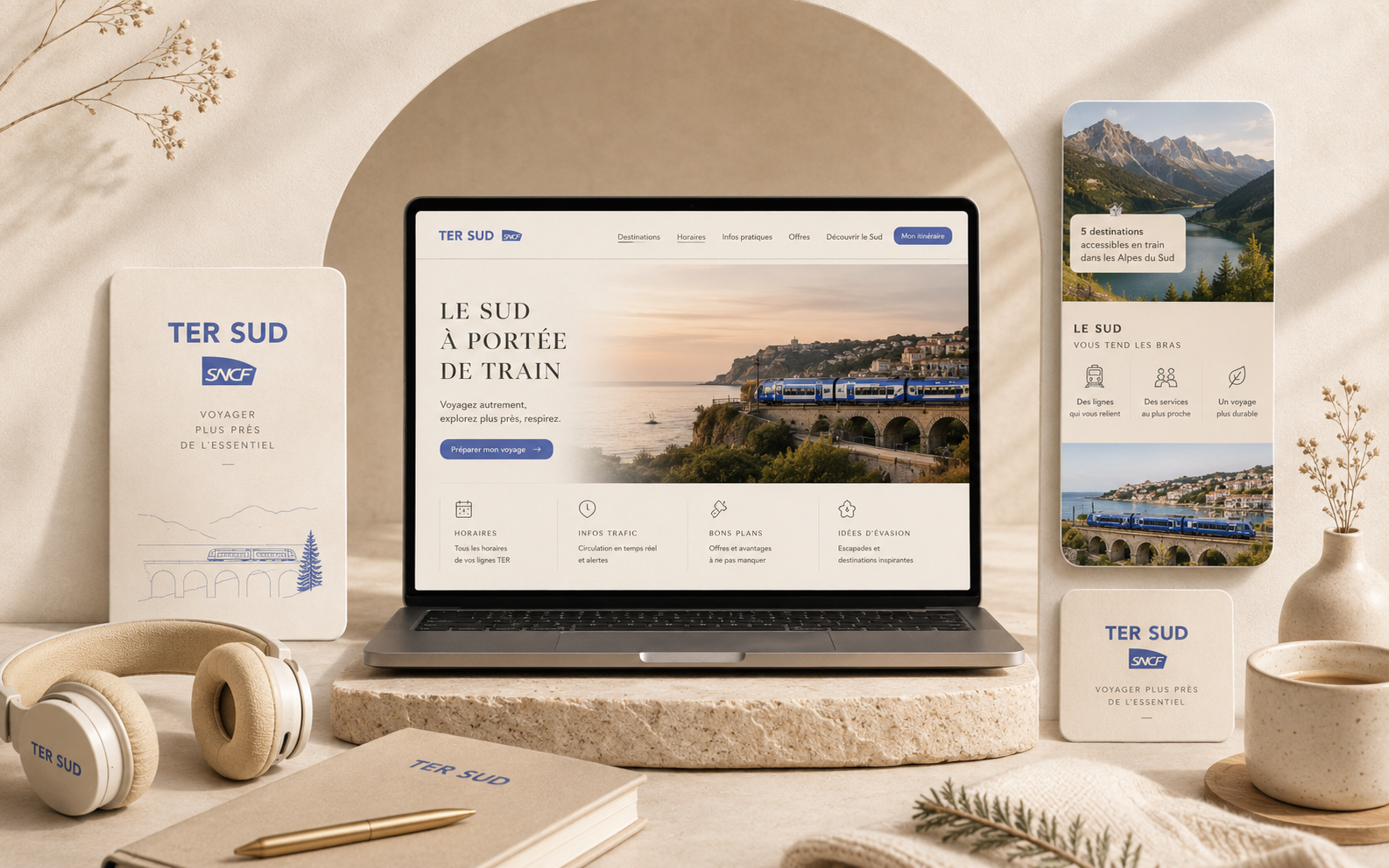 Visuel SNCF TER Sud pour une expérience réelle de contenus Instagram autour du voyage et de l’infotainment