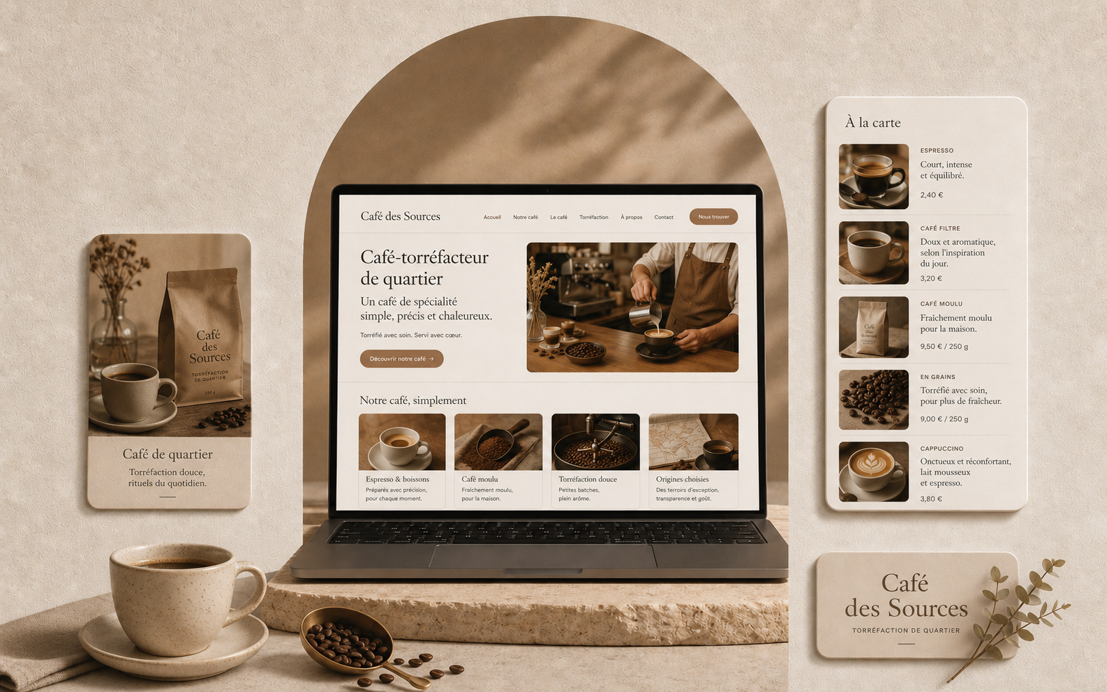 Visuel éditorial Maison Brume pour une newsletter de marque lifestyle